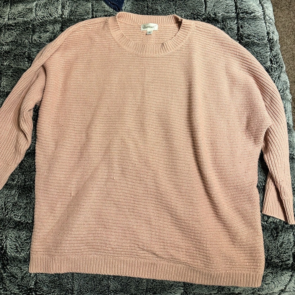 women’s sweater with button down in the back